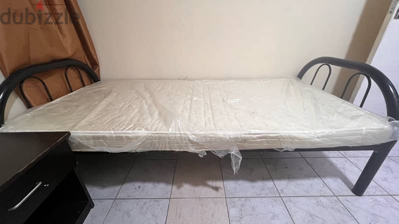 SINGLE BEDFRAME AND MATTRESS FOR SALE 1