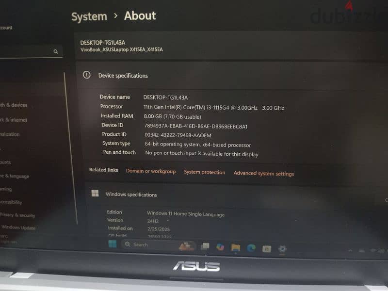 ASUS i3 11th Gen 2