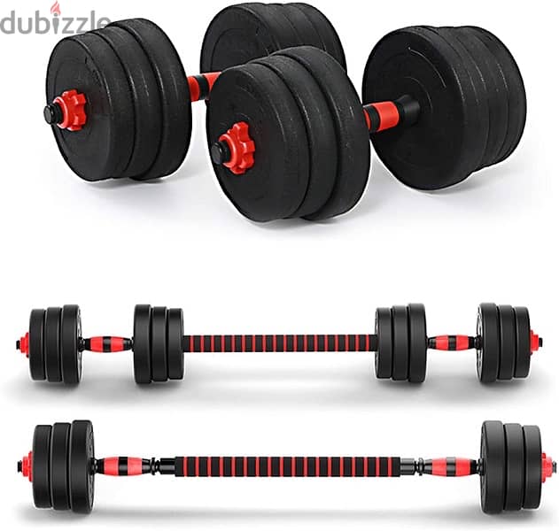 flexible dumbbells and bar 1