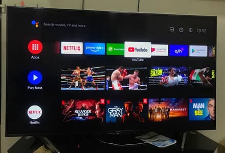 65”Sony Bravia SMART 4k Android tv