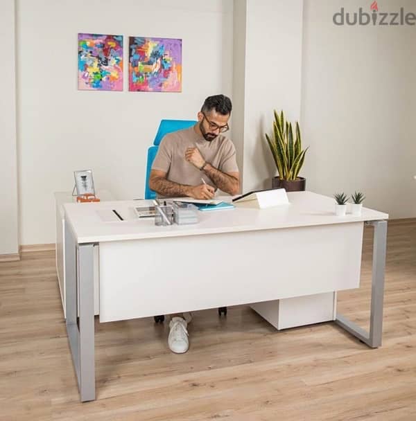 2 L shaped office desks 1