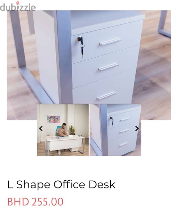 2 L shaped office desks 2