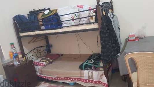 Wooden Bunk Bed with mattress for Sale