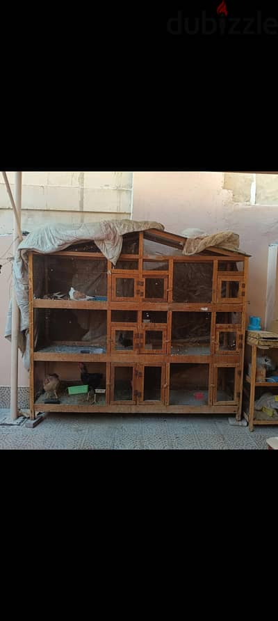 Pets big cage for sale in great condition للبيع قفص كبيير بحالة جيدة