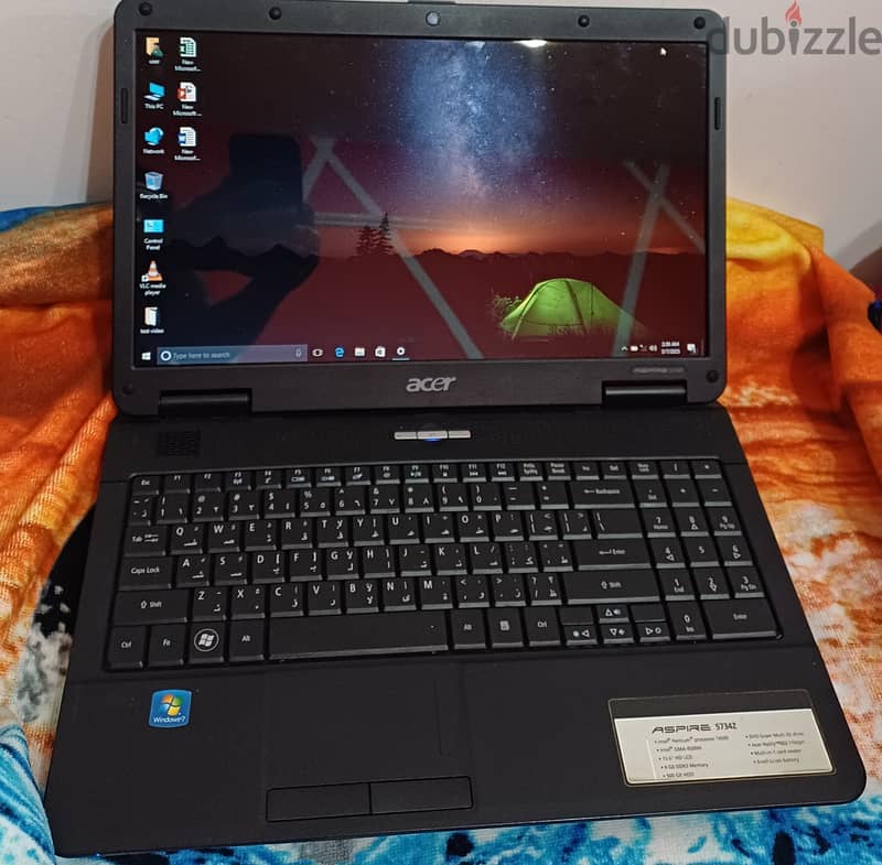 hello i am sale acer laptop intel pentium pressor ram 4gb hard dic 320 2