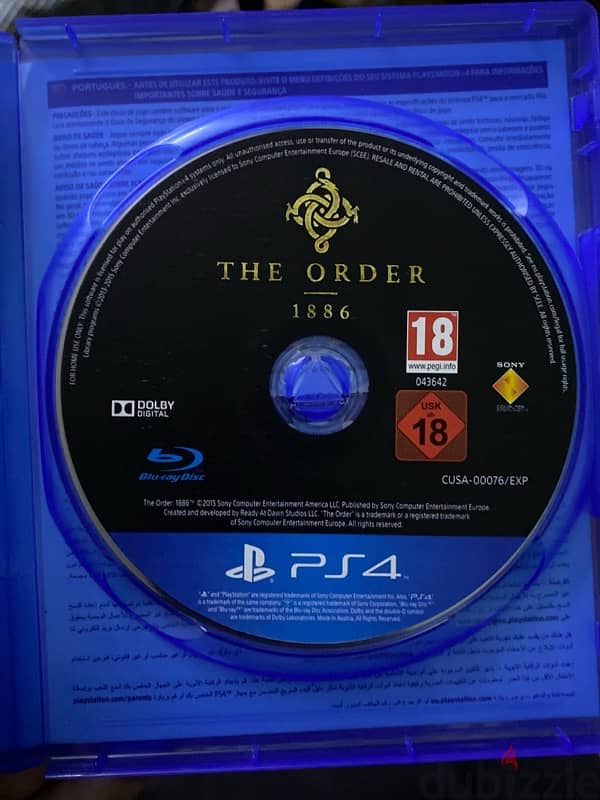 the order 1886 1