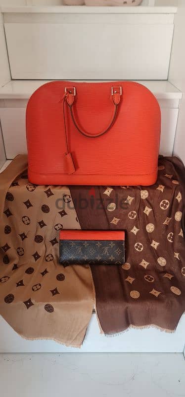 Louis Vuitton Piment Epi Leather Alma PM Bag 7