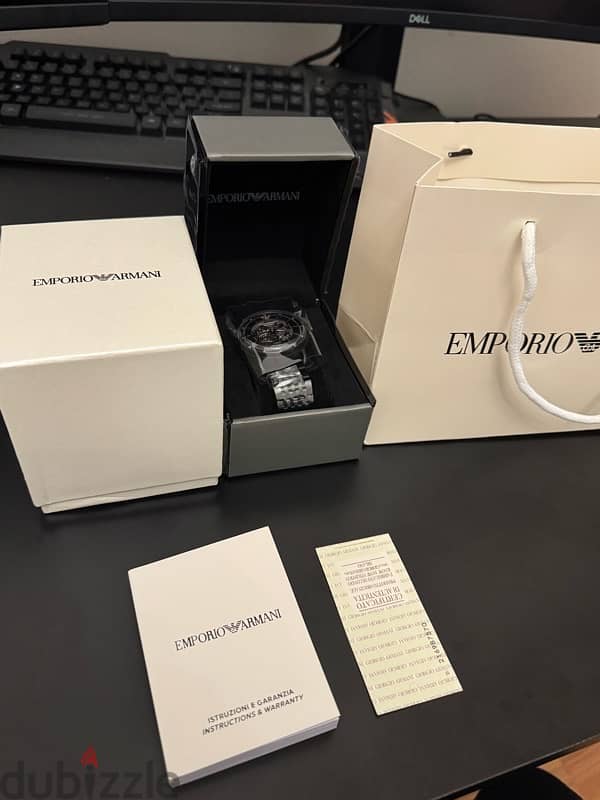 Emporio Armani watch mechanical movement New 5