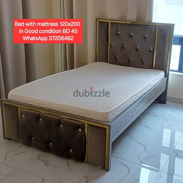 Single wooden bed with mattress and other beds for sale 9