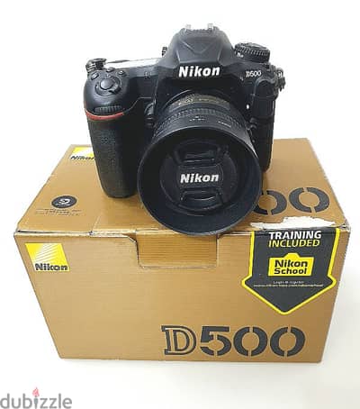 Nikon D500 Camera+Nikon flash SB5000+bag