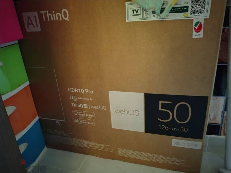 LG 50 inch AI THIN Q Smart TV 20 days used 1