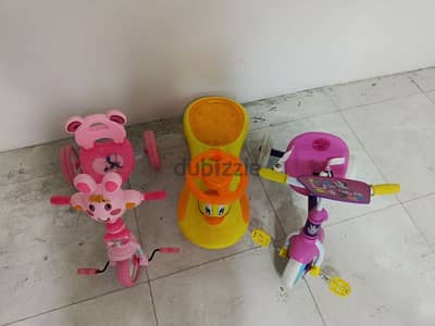 kids bike 3 pcs 10/10 condition