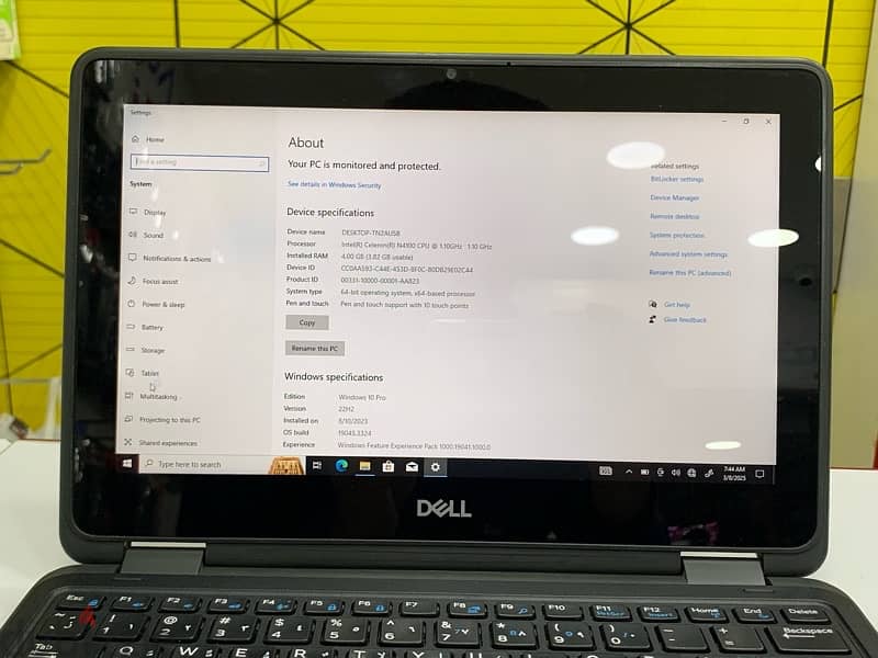 DELL LATITUDE LAPTOP 4/128gb 6