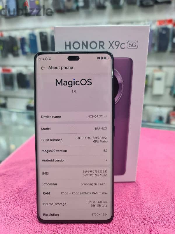 HONOR X9C 12gb ram 256gb storage 6800 mah battery 2