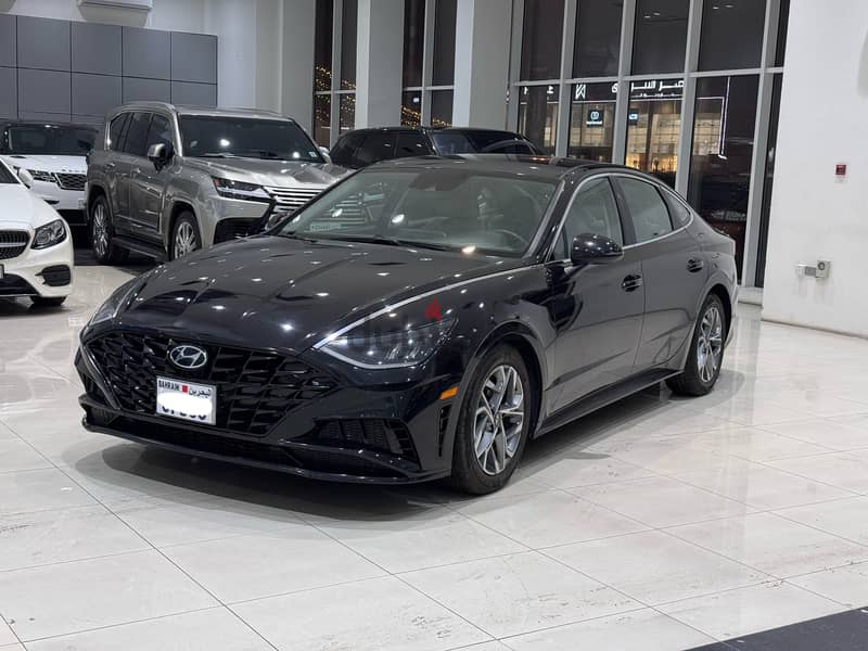 Hyundai Sonata 2021 black 1