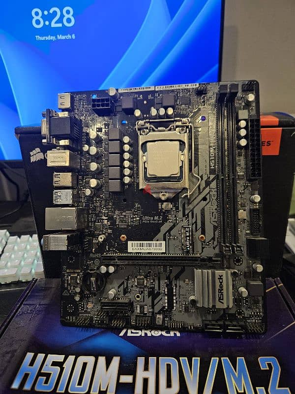 Motherboard, cpu, Ram, cooler 0