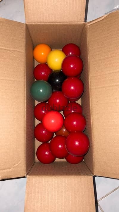 New Billiards Snooker Balls available for sale.