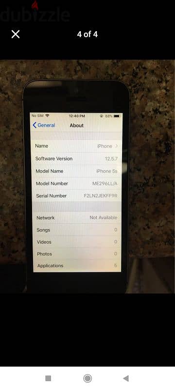 iPhone 5s 16GB very neat phone no have any issue  very good battery 2