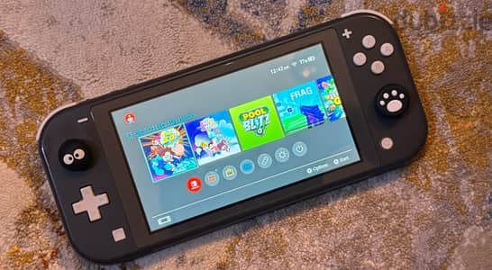 switch lite grey works well, screen protector, analog covers