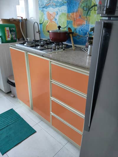 Kitchen Cabinet With 4 Burner Stove