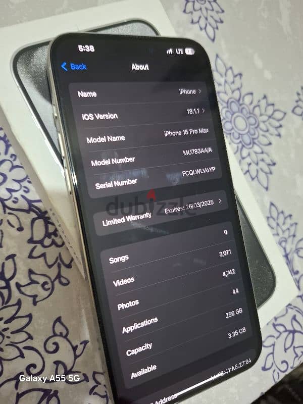 IPhone 15 pro max 256g 2
