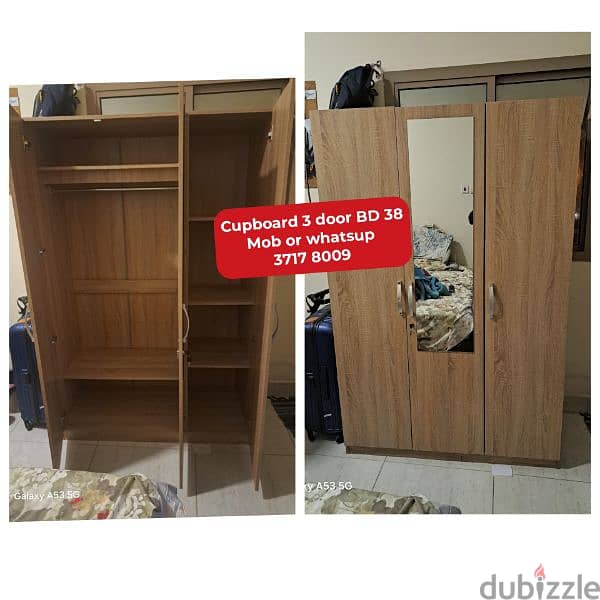 cupboard 3 door and other household items for sale with delivery 0