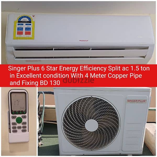 Sharp slplit ac 2 ton and other acs for sale with fixing 6