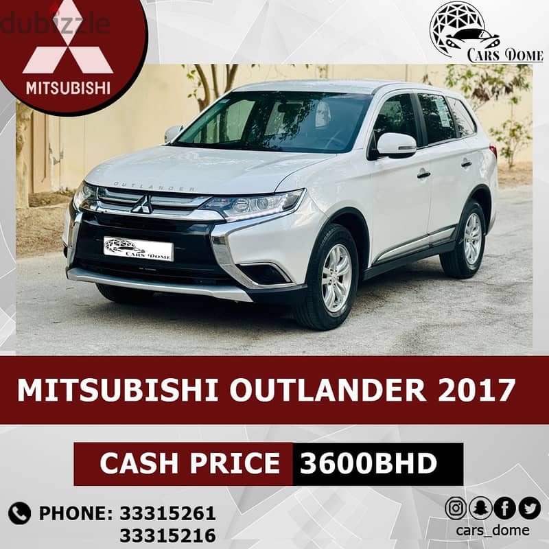 Mitsubishi Outlander 2017 4WD ميتسوبيشي أوتلاندر 8