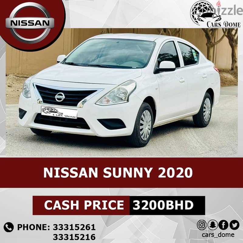 Nissan Sunny 2020 Loan Facility  نيسان صني 8