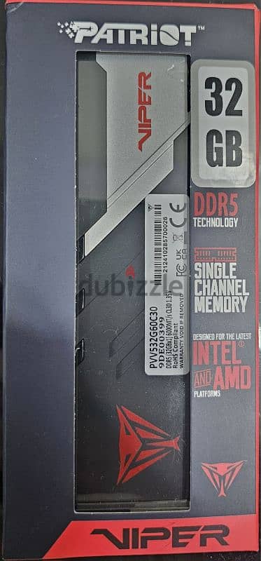 DDR5 6000MHZ 64GB 1