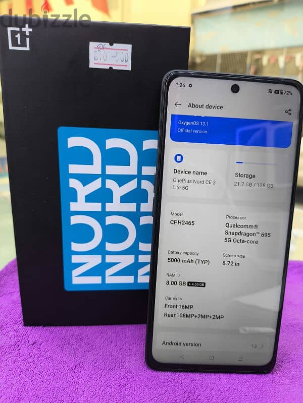 OnePlus Nord ec 3 lite 5g for sell 2