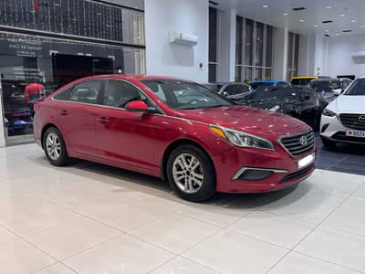 Hyundai Sonata 2017 red