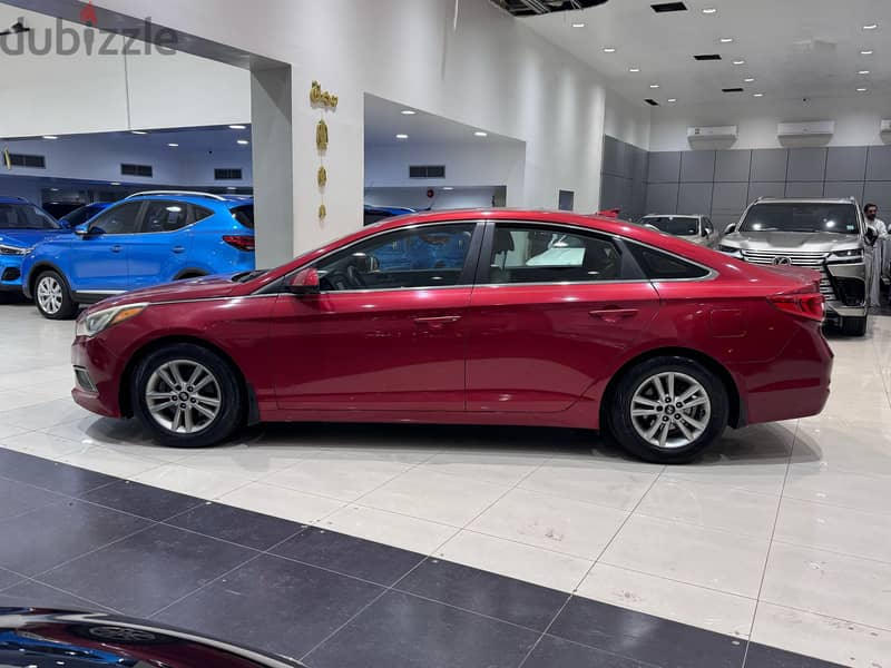 Hyundai Sonata 2017 red 2