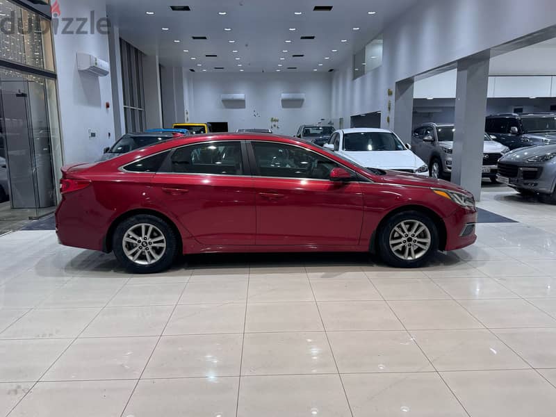 Hyundai Sonata 2017 red 3