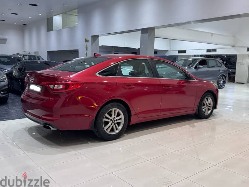 Hyundai Sonata 2017 red 6