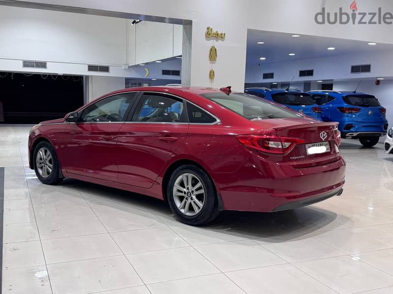 Hyundai Sonata 2017 red 7