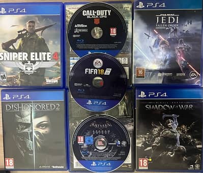 PS4 games for slae