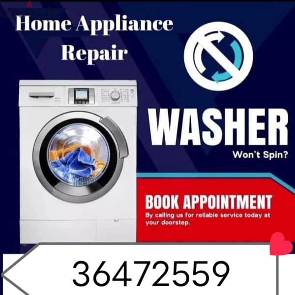 Washing machine repair refrigerator repair service maintenance 0