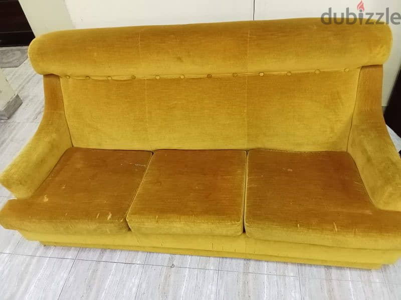 Lightly used, sofa for 3 people, nice and comfortable 1