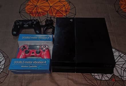 PlayStation 4 with 2 controllers