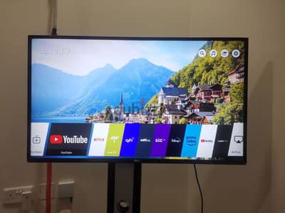 LG 43" Smart Tv With Magic Remote