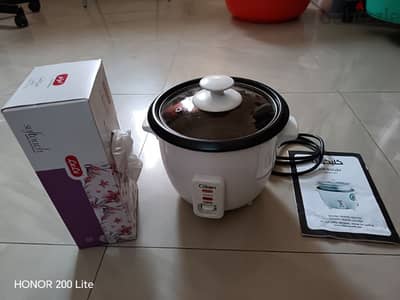 rice cooker clikon Use  no issues 0.6 liters capacity