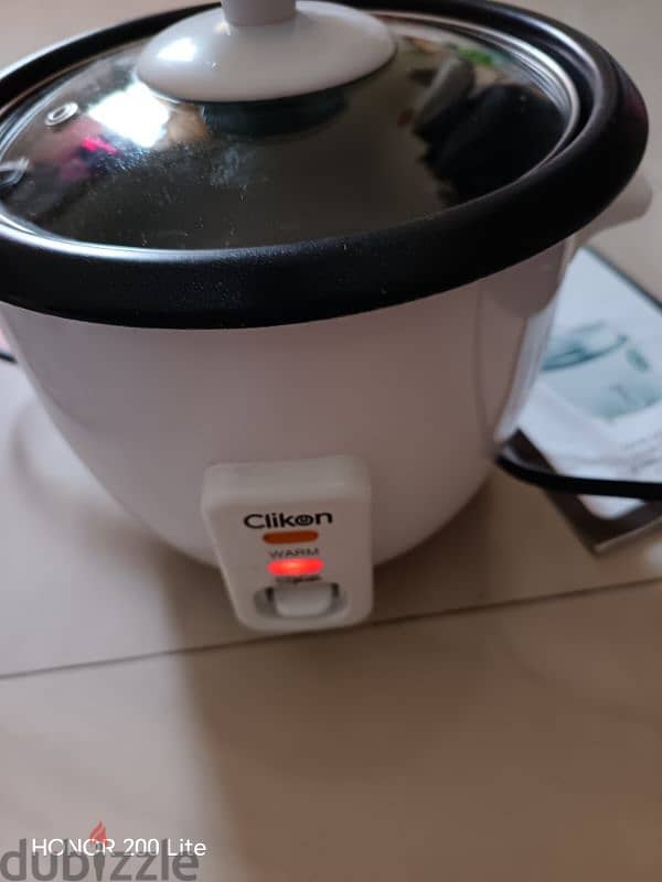 rice cooker clikon Use  no issues 0.6 liters capacity 3