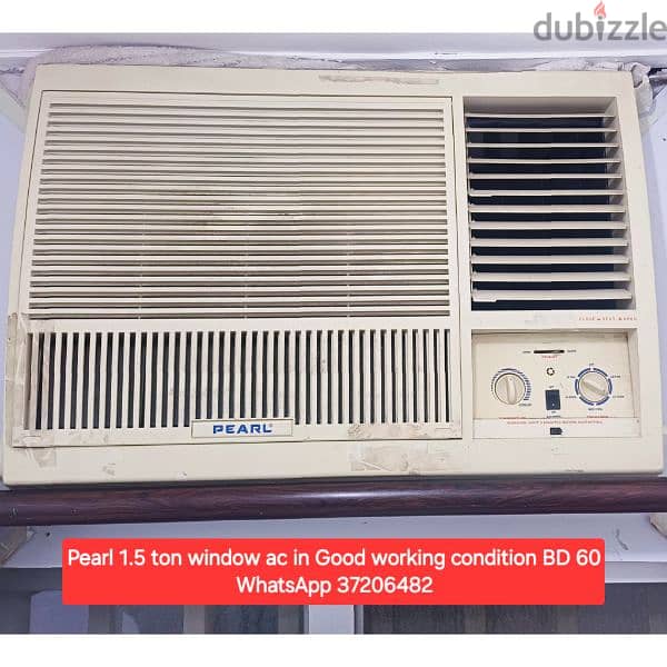 AFTRON window ac snd other acs for sale with fixing 14