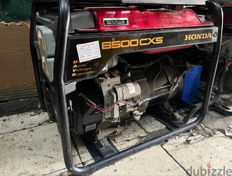 للبيع جنريتر هوندا بقوة 6500 بحالة ممتازة ( Honda EG 6500) سلف ومشبل 0