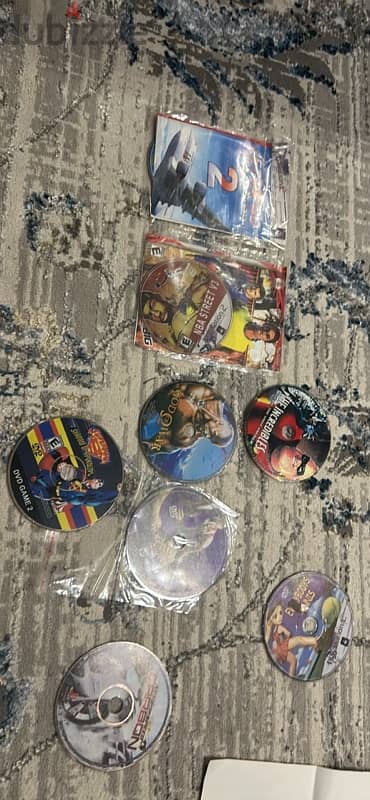 ps2 slim with cd games 3