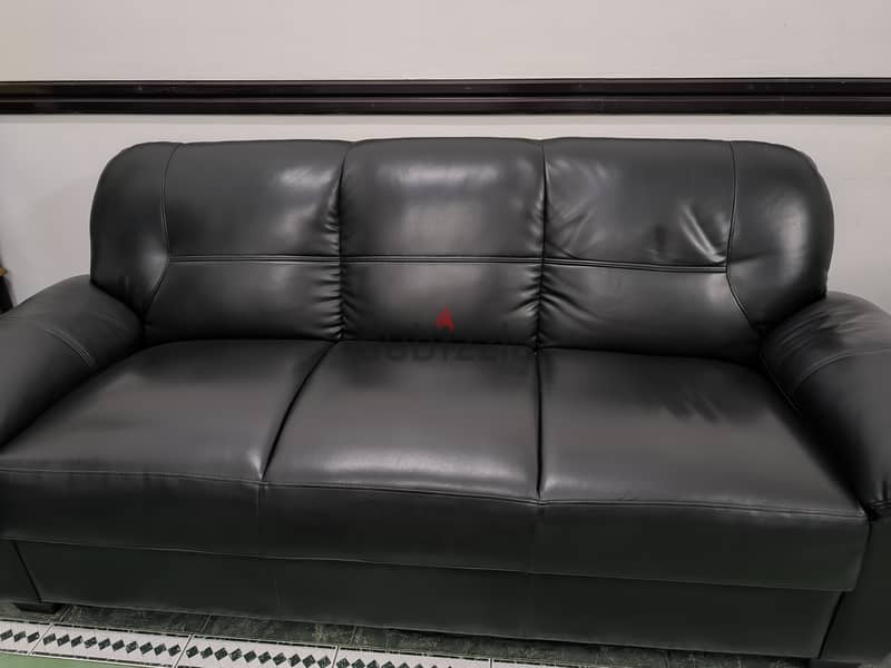 Leather 6 seats sofa 3