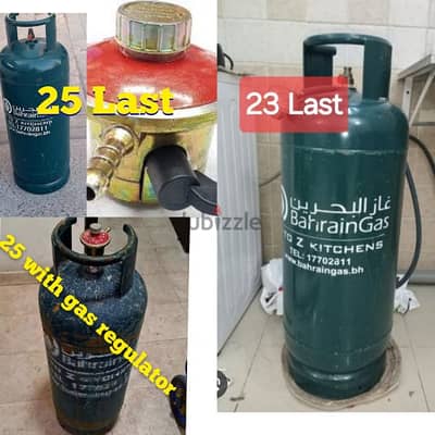 bahrian gas 2 Clynder 2 regulator 25 each 1 with gas only Clynder 23