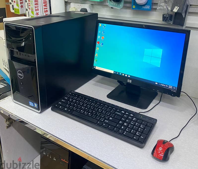 Dell Core I5 3.30Ghz Computer With 19"HD Monitor 4GB RAM 500GB HDD 1