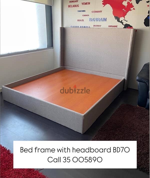 Bed frame with headboard 0